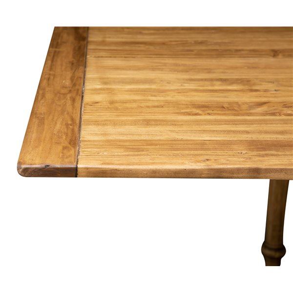 Masa pliabila, L120(240)*120*H80 cm, culoare natur, Lemn masiv [5]