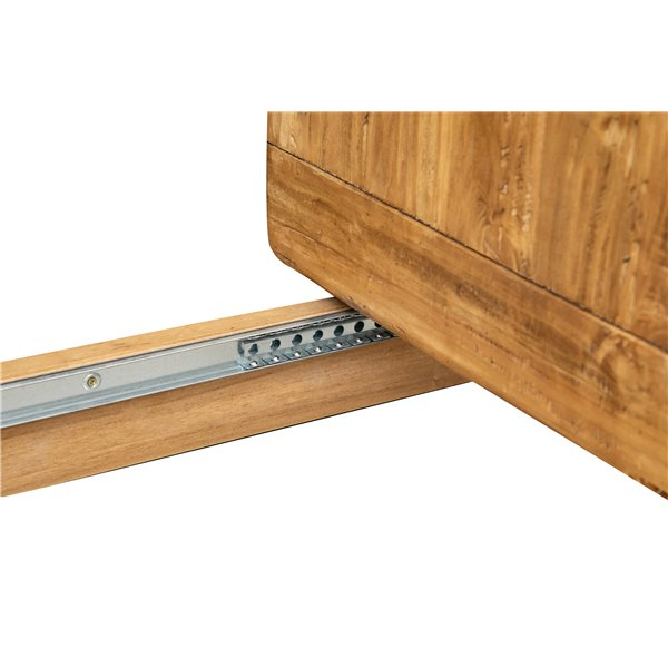 Masa pliabila, L120(240)*120*H80 cm, culoare natur, Lemn masiv [9]
