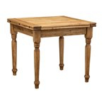 Masa pliabila,  L90(180)*90*H80 cm, culoare natur, Lemn masiv [1]