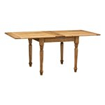 Masa pliabila,  L90(180)*90*H80 cm, culoare natur, Lemn masiv [4]