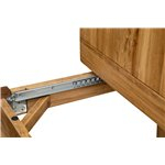 Masa pliabila,  L90(180)*90*H80 cm, culoare natur, Lemn masiv [9]
