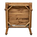 Masa pliabila,  L90(180)*90*H80 cm, culoare natur, Lemn masiv [12]