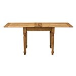 Masa pliabila,  L90(180)*90*H80 cm, culoare natur, Lemn masiv [3]