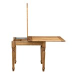 Masa pliabila,  L90(180)*90*H80 cm, culoare natur, Lemn masiv [8]