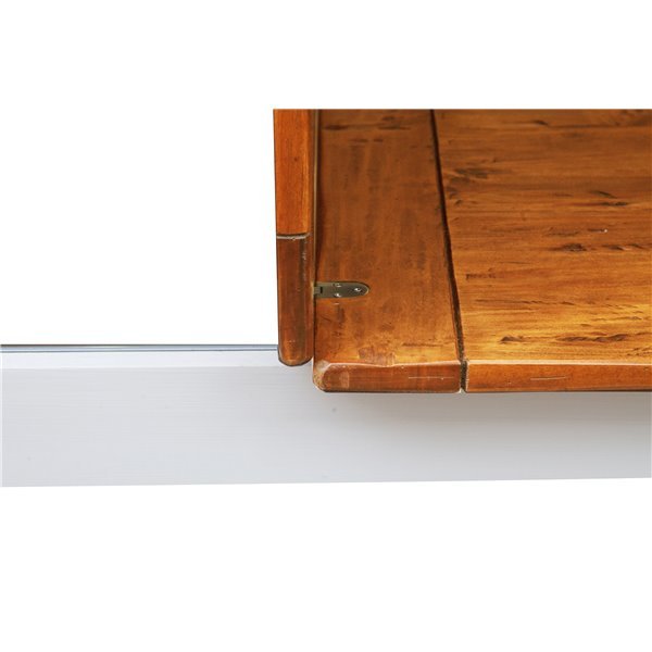 Masa pliabila,  L120(240)*120*H80 cm, culoare nuc/alb antic, Lemn masiv [8]