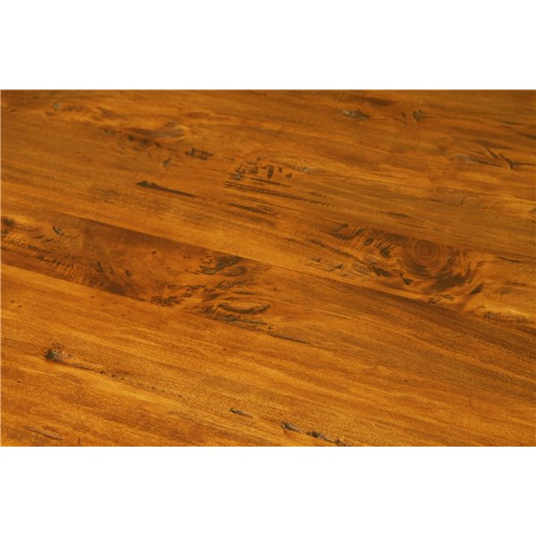 Masa pliabila,  L120(240)*120*H80 cm, culoare nuc/alb antic, Lemn masiv [11]