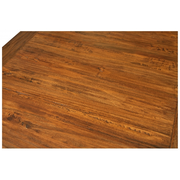 Masa pliabila, L90(180)*90*H80 cm, culoare nuc/alb antic, Lemn masiv [8]