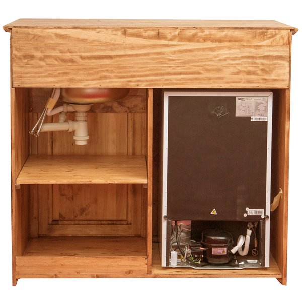 Mobila bucatarie/ CHICINETA MICA, L130*60*H115 cm, lemn masiv [11]