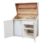 Mobila bucatarie/ CHICINETA MICA, L130*60*H115 cm, lemn masiv [18]