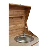 Mobila bucatarie/ CHICINETA MICA, L130*60*H115 cm, lemn masiv [12]