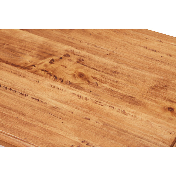 Noptiera,  L46*36*H70 cm, alb antichizat/natur,  lemn masiv [5]