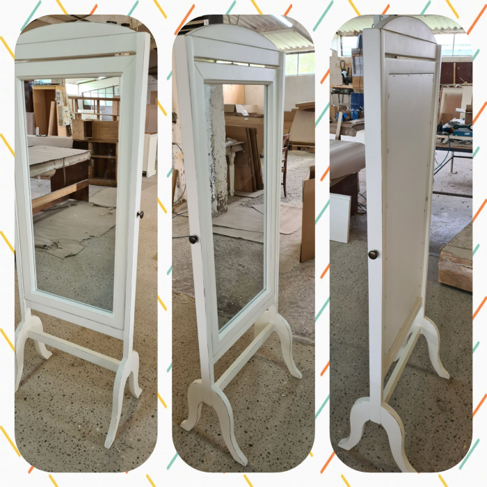 Oglinda de podea, L61*45*H172 cm, lemn masiv [7]