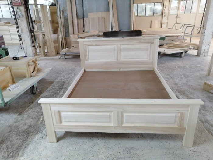 Pat, L140*200 cm, lemn masiv [3]