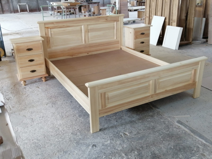 Pat, L140*200 cm, lemn masiv [5]