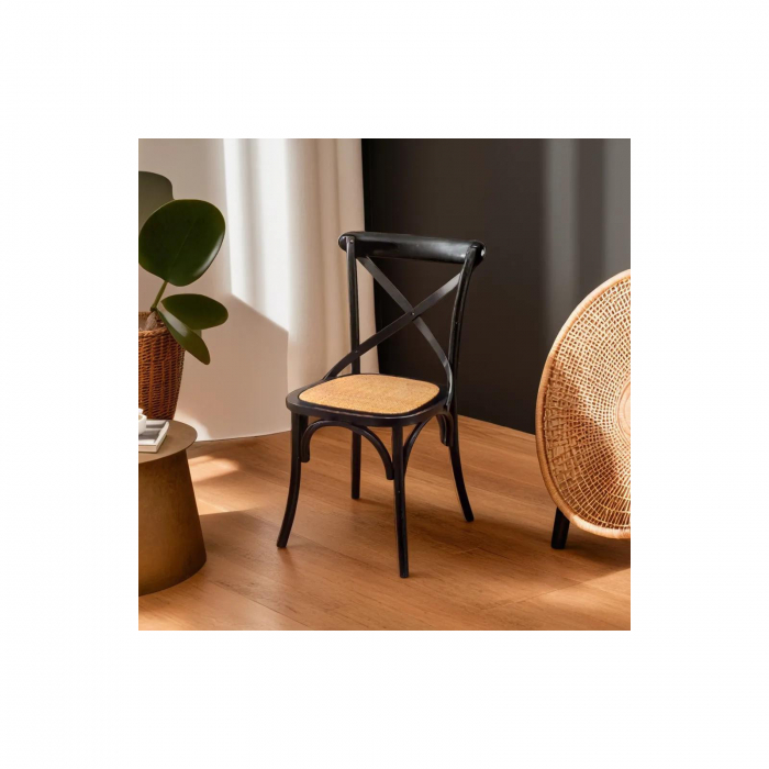 Scaun Thonet din lemn masiv si sezut din ratan [7]