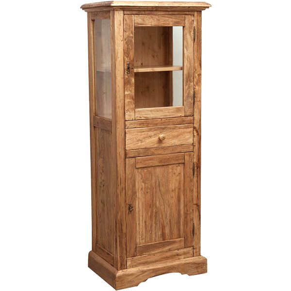 Vitrina,L55*43*H150 cm,  2 usi 1 sertar [2]