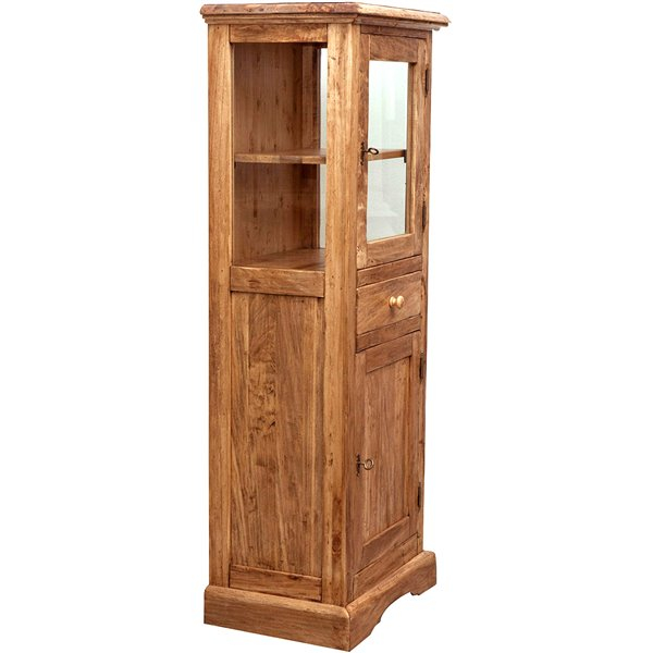 Vitrina,L55*43*H150 cm,  2 usi 1 sertar [7]