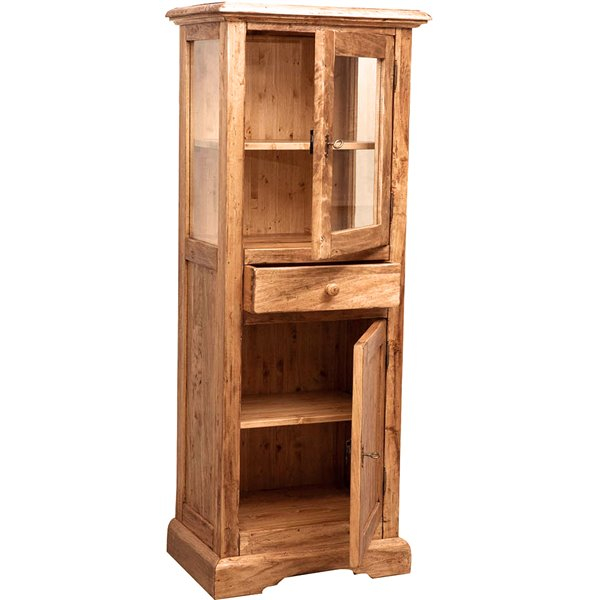 Vitrina,L55*43*H150 cm,  2 usi 1 sertar [8]