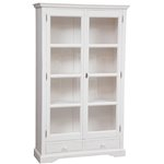 Vitrina,  L109*36*H180 cm, 2 usi 2 sertare, lemn [1]
