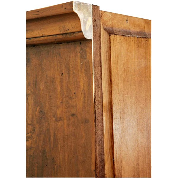 Vitrina,  L109*36*H180 cm, 2 usi 2 sertare, lemn masiv [5]