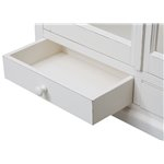 Vitrina,  L109*36*H180 cm, 2 usi 2 sertare, lemn [3]
