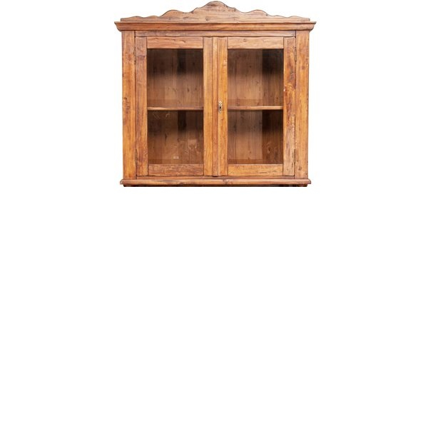 Vitrina 2 usi 2 sertare, L107* 43* H238 cm, lemn masiv [8]