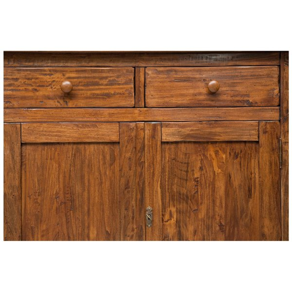 Vitrina 2 usi 2 sertare, L107* 43* H238 cm, lemn masiv [5]