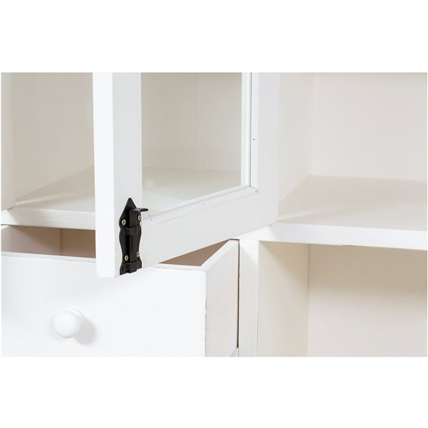 Vitrina, L156* 50*H200 cm, 4 usi si sertare [8]