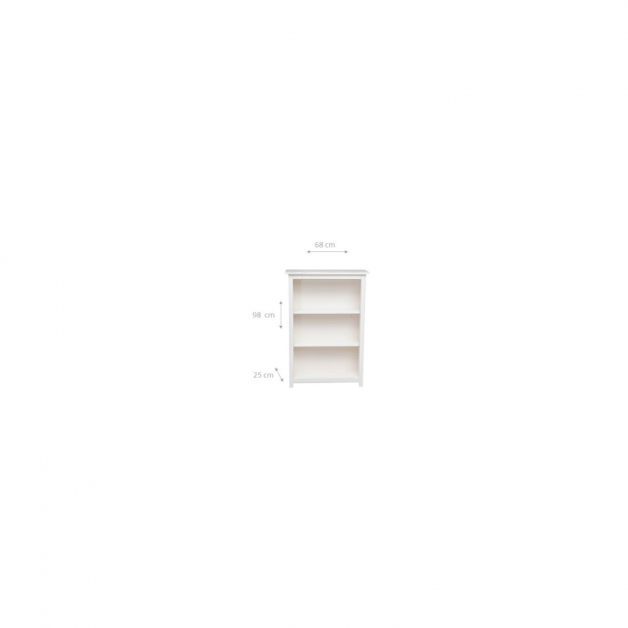 Vitrina mica,  L68*25*H98 cm,  alb antic,  lemn masiv [2]