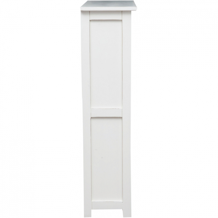 Vitrina mica,  L68*25*H98 cm,  alb antic,  lemn masiv [5]