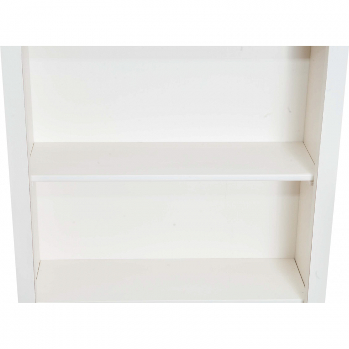 Vitrina mica,  L68*25*H98 cm,  alb/natur antic,  lemn masiv [7]