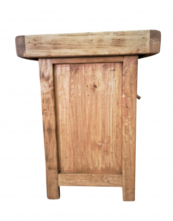 Banc de tamplar, L64*57*H84 cm,  4 sertare, natur antic, lemn masiv [4]