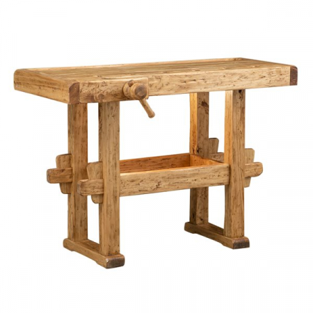 Mobila Rustica - Banc de tamplar, L126*69*H90 cm, natur antic, lemn masiv