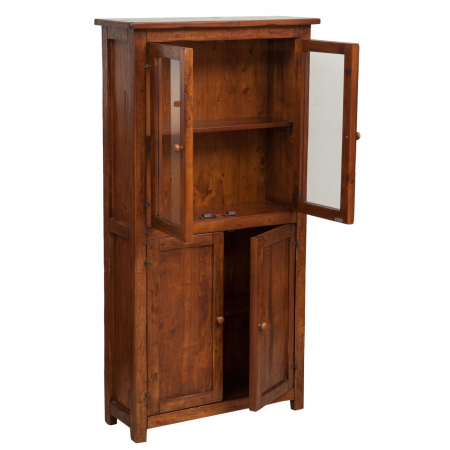 Vitrina, L68*25*H130 cm,  nuc  antic, lemn masiv [2]