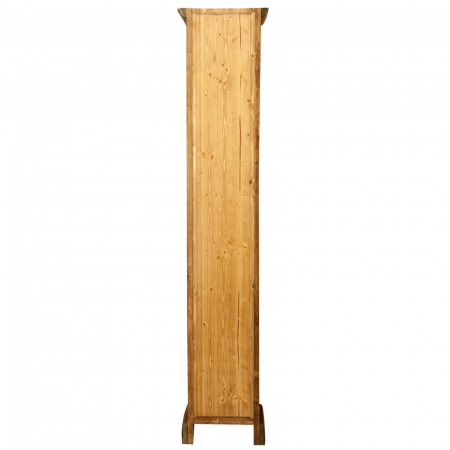 Bibliotecă mică, L40*30*H196 cm, nuc antichizat, lemn masiv [8]