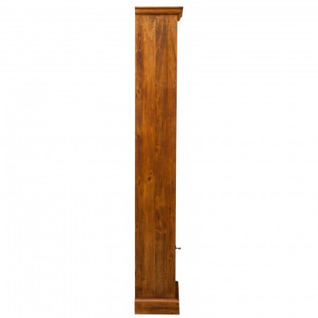 Bibliotecă mică, L40*30*H196 cm, nuc antichizat, lemn masiv [7]