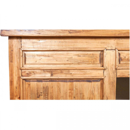 Birou, L300*90*H97 cm, natur antichizat,  lemn masiv [6]