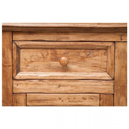 Bufet, L110*45*H103 cm,  2 usi 2 sertare, lemn masiv [3]