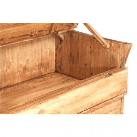 Bufet, L100*55*H101 cm,  2 usi 3 sertare, blat rabatabil, lemn masiv [6]