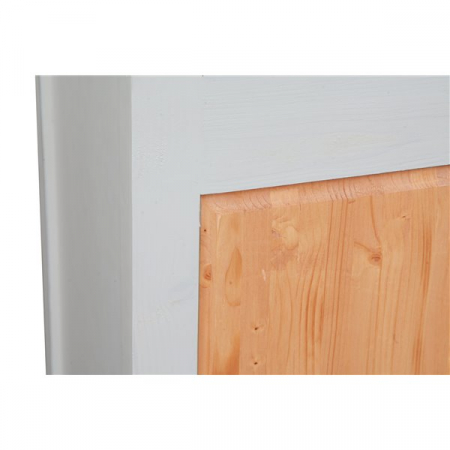 Bufet, L170*42*H90 cm,  2 usi 4 sertare, alb/natur antic [4]