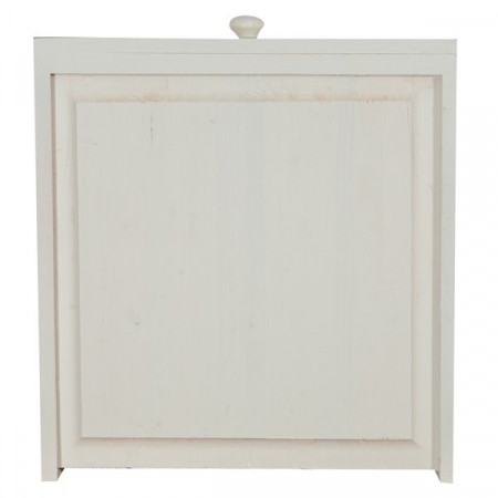 Bufet, L156*45*H103 cm 3 usi 3 sertare, alb/natur antic [7]