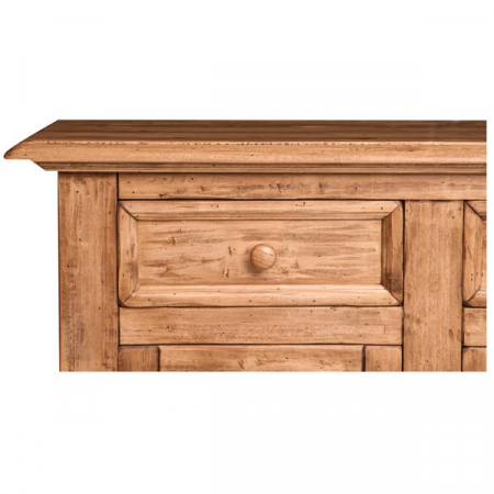 Bufet, L156*45*H103 cm, 3 usi 3 sertare, lemn masiv [2]