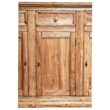 Bufet, L156*45*H103 cm, 3 usi 3 sertare, lemn masiv [3]