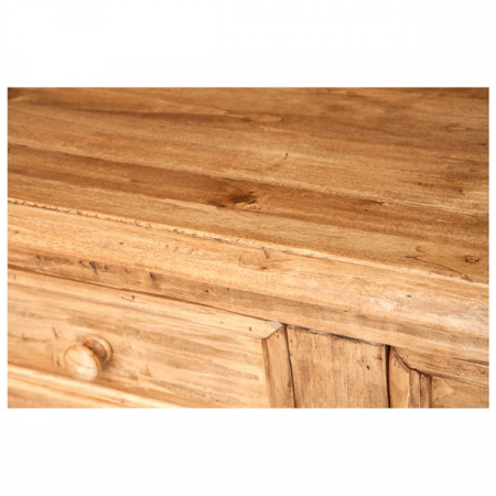 Bufet, L156*45*H103 cm, 3 usi 3 sertare, lemn masiv [8]