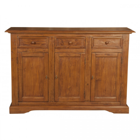 Bufet, L156*45*H103 cm,  3 usi 3 sertare, lemn masiv [1]