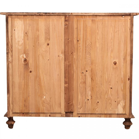 Comoda, L114*48*H99 cm, natur antichizat, lemn masiv [3]
