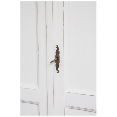 Dulap,  L130*57*H210 cm,  alb antic, lemn [7]