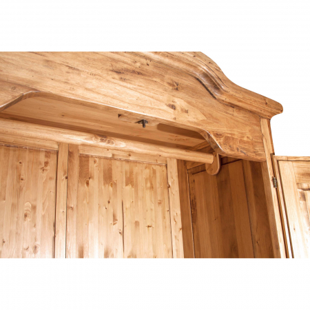 Dulap, L127*59*H204 cm,  natur antic, lemn masiv [11]