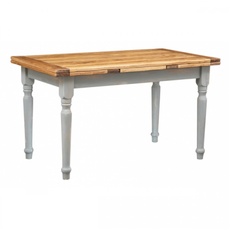 Masa extensibila - Masa extensibila, L140(240)*80*H80 cm,  natur antic/gri, lemn masiv