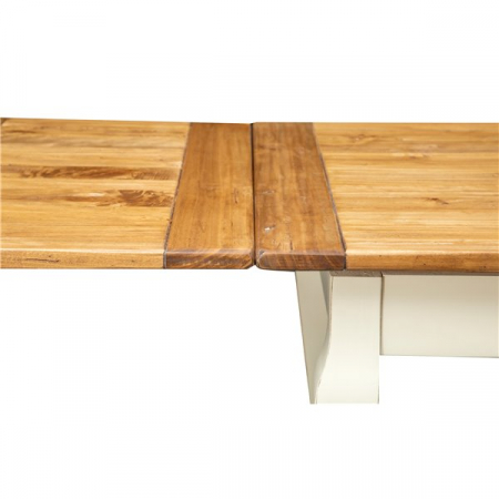 Masa extensibila, L140(240)*80*H80 cm, alb antic /natur [3]